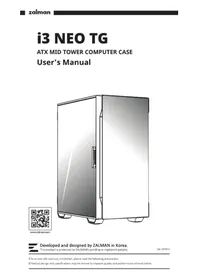 Notice ZALMAN I3 NEO TG Unite Centrale