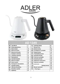Notice ADLER AD 1349 Bouilloire