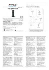 Notice V-TAC VT-1155-4 Prise murale