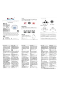 Notice V-TAC VT-8091 Détecteur de mouvements
