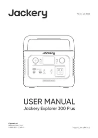 Notice Jackery EXPLORER 300 PLUS Batterie portable