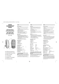 Notice BRENNENSTUHL NL 09 MB Lampe de poche