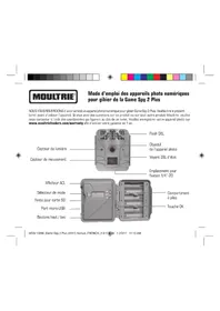 Notice Moultrie GAME SPY 2 PLUS Appareil photo