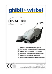 Notice Ghibli & Wirbel HS MT 80 Balayeuse