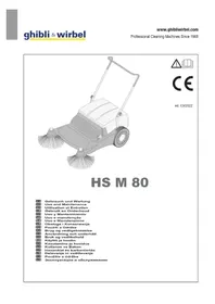 Notice Ghibli & Wirbel HS M 80 Balayeuse