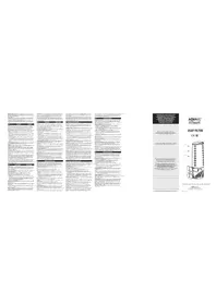 Notice Aquael ASAP 300 Filtre à eau