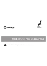 Notice Horizon SYROS PRO Vélo elliptique