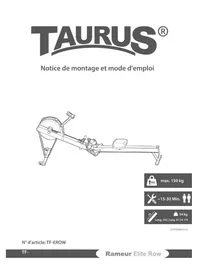 Notice TAURUS ELITE ROW Rameur