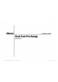 Notice Dacor DOP48T960DS Cuisinière