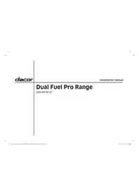 Notice Dacor DOP48T963DS Cuisinière