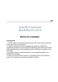 Notice GoXtreme BARRACUDA 4K Sportscam
