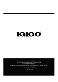 Notice Igloo IRF26RSBK Fridge
