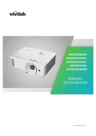 Notice VIVITEK DX330 Projecteur