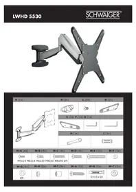 Notice Schwaiger LWHD5530 511 Support mural