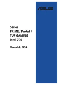 Notice ASUS PROART B760-CREATOR D4 Carte mère