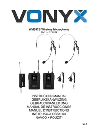 Notice Vonyx WM552B Microphone
