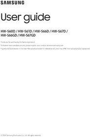 Notice SAMSUNG HW-S67GD Barre de son