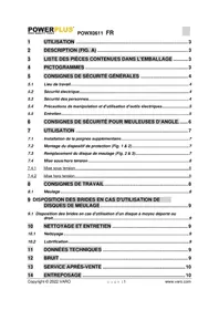 Notice PowerPlus POWXAGS1 Broyeur