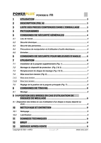 Notice PowerPlus POWXAGS3 Broyeur