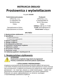 Notice Huslog BE-380124 Lisseur
