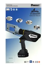Notice Panduit CT-2920/CCPBT Outil à main