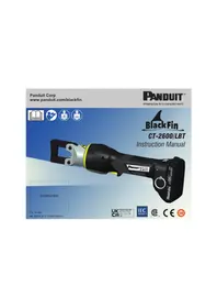 Notice Panduit CT-2600/LBT Outil à main