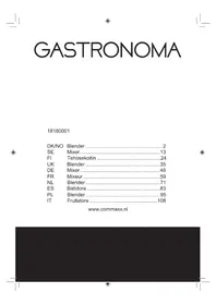Notice Gastronoma 18180001 Blender