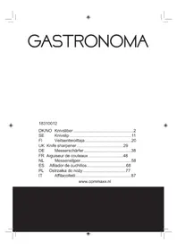 Notice Gastronoma 18310012 Aiguisoir