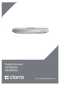 Notice CIARRA CBCS6903 Hotte