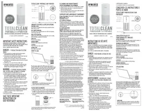Notice HOMEDICS AP-P60 Purificateur d'air