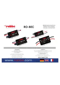 Notice ROBBE RO-BEC 12A Commutateur