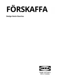 Notice IKEA FÖRSKAFFA 705.781.11 Récipient à nourriture