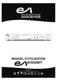 Notice EA 2100BT Recepteur