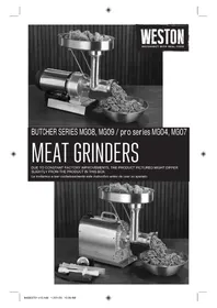 Notice Weston BUTCHER SERIES 09-2201-W Hachoir