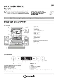 Notice BAUKNECHT B0I D541A S Lave-vaisselle