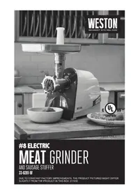 Notice Weston 33-0201-W Hachoir