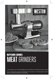 Notice Weston BUTCHER SERIES 09-1201-W Hachoir