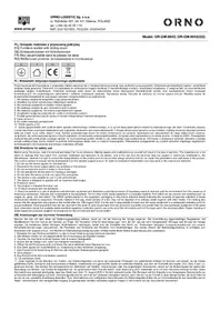 Notice ORNO OR-GM-9043 Prise murale