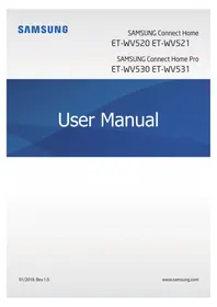 Notice SAMSUNG CONNECT HOME PRO ET-WV531 Hotspot wi-fi