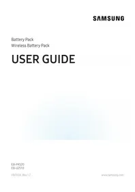 Notice SAMSUNG EB-U2510 Batterie portable