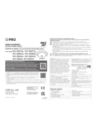 Notice i-PRO WV-S8543 Caméra de surveillance