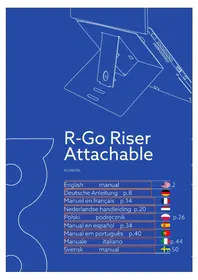 Notice R-Go Tools RISER ATTACHABLE Système de refroidissement pour ordinateur portable