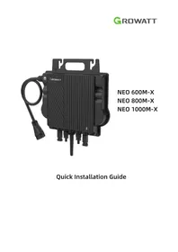 Notice Growatt NEO 600-1000M-X Non catégorisé