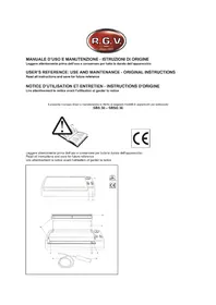 Notice RGV SBSG 30 Appareils à emballage sous vide