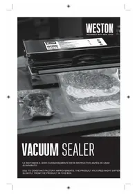 Notice Weston 65-0201 Appareils à emballage sous vide