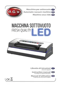 Notice RGV FRESH QUALITY LED Appareils à emballage sous vide