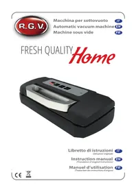 Notice RGV FRESH QUALITY HOME Appareils à emballage sous vide