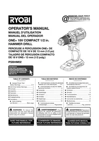 One+ PSBHM02 RYOBI