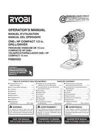 One+ PSBDD02 RYOBI
