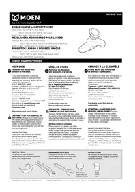 Notice Moen CHATEAU 64620 Robinet